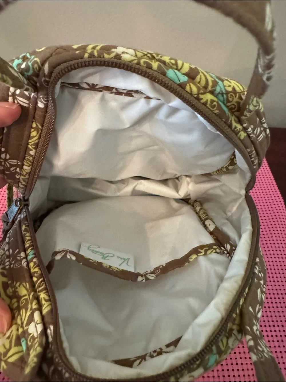 Vera Bradley Quilted lunchbox pack “sittin in a tree” RETIRED